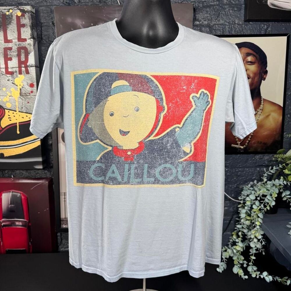 Trashed Vintage Caillou Graphic T - Men's Small / Youth XL
